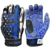 2022 Spiderz HYBRID Batting Gloves: Blue Line -Baseball Equipment Sports Store 2020BlueLine
