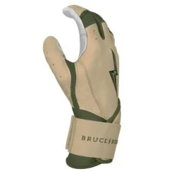 Bruce Bolt Premium Pro Military Series Long Cuff Batting Gloves: Beige 12 Bruce Bolt Premium Pro Military Series Long Cuff Batting Gloves: Beige -Baseball Equipment Sports Store IMG 0882