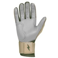 Bruce Bolt Premium Pro Military Series Long Cuff Batting Gloves: Beige 11 Bruce Bolt Premium Pro Military Series Long Cuff Batting Gloves: Beige -Baseball Equipment Sports Store IMG 0883