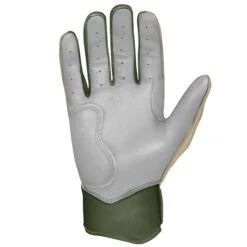 Bruce Bolt Premium Pro Military Series Short Cuff Batting Gloves: Beige -Baseball Equipment Sports Store IMG 0888