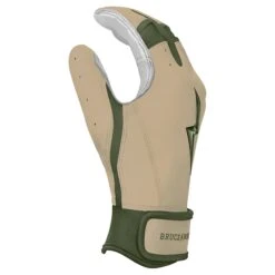 Bruce Bolt Premium Pro Military Series Short Cuff Batting Gloves: Beige -Baseball Equipment Sports Store IMG 0889