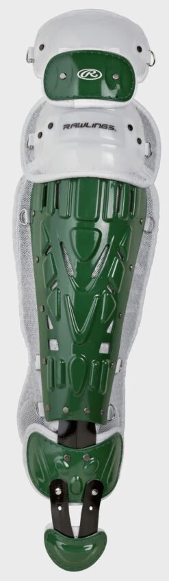 Rawlings Youth Dark Green/White VELO 2.0 Catcher's Gear Box Set: CSV2Y-DG / W 9 Rawlings Youth Dark Green/White VELO 2.0 Catcher's Gear Box Set: CSV2Y-DG / W -Baseball Equipment Sports Store LGVEL DG W 1