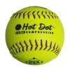 Worth 12" ASA Hot Dot Slowpitch Softballs (Dozen): AHD12CY 1 Worth 12" ASA Hot Dot Slowpitch Softballs (Dozen): AHD12CY -Baseball Equipment Sports Store PROCOMP