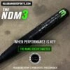 PURE Sports NDM3 13" 2 Piece Game Ready USSSA Slowpitch Softball Bat: M1B3 -Baseball Equipment Sports Store PURE Sports NDM3 INSTA Campaign 3