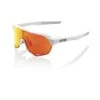 100% S2 Sunglasses Soft Tact Off White - HiPER Red Multilayer Mirror Lens -Baseball Equipment Sports Store SP21 S2 60006 00007 3Q