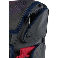 DeMarini Special Ops Front Line Wheeled Roller Bag: WB57109 -Baseball Equipment Sports Store SidePocketView