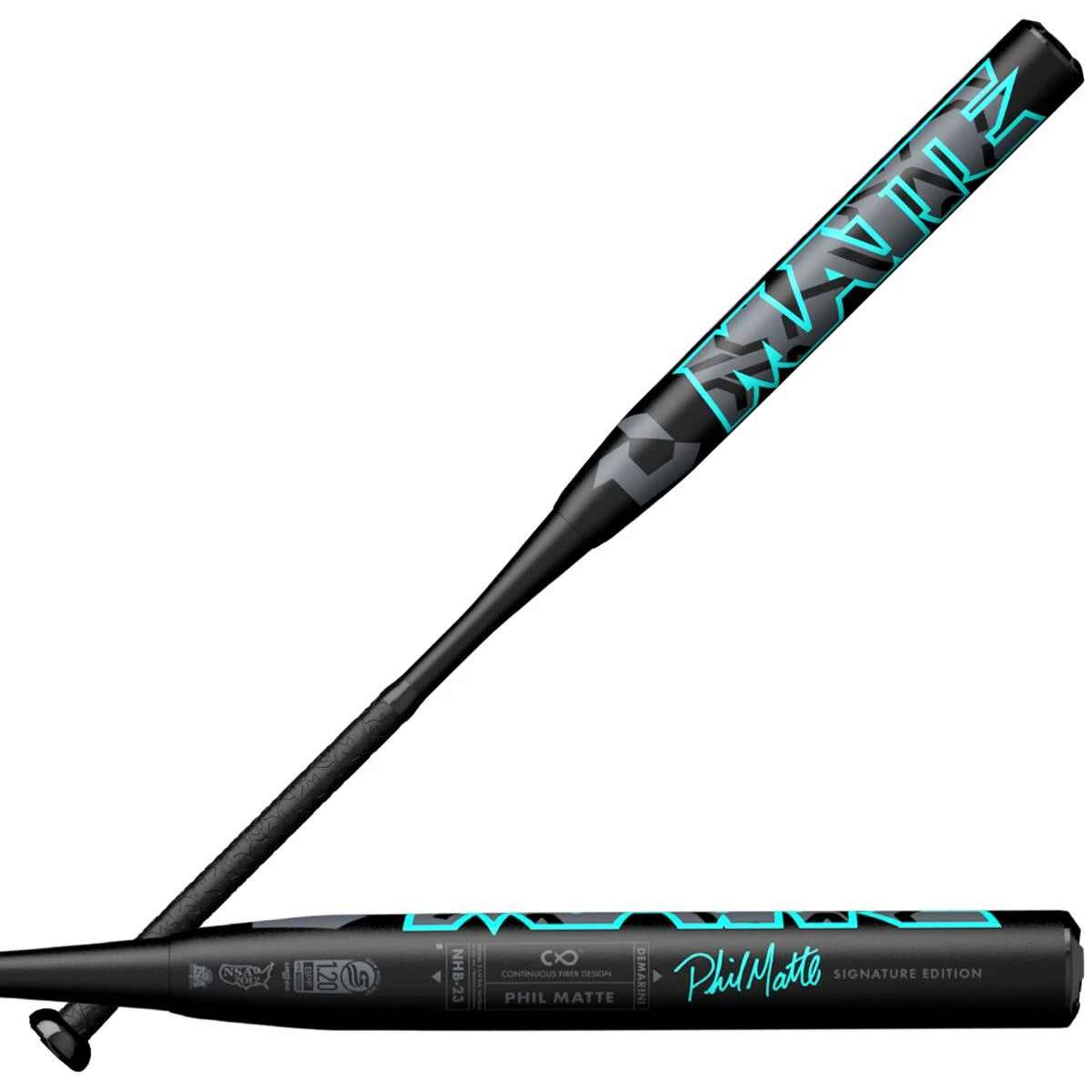 2023 DeMarini Phil Matte Signature 12" USSSA Slowpitch Softball Bat: WBD2415010 - Image 2