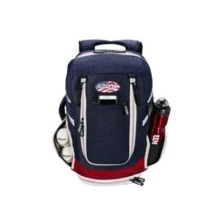 Wilson A2000 Players Backpack Bat Bag: WTA2000 -Baseball Equipment Sports Store WTA20BPUS 2 Wilson A2000 USA Backpack RD WH BU.png.cq5dam.web .1200.1200