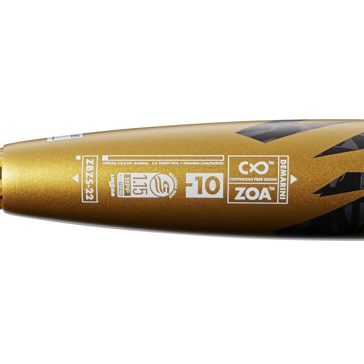 2022 DeMarini Zoa (-10) USSSA Baseball Bat: WTDXZBZ-22 11 2022 DeMarini Zoa (-10) USSSA Baseball Bat: WTDXZBZ-22 - Image 9