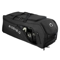 Evoshield Stone Wall Wheeled Bag (Multiple Colors): WTV9400 -Baseball Equipment Sports Store WTV9400BL 6 Evoshield Stonewall Wheeled Bag Catcher Pocket a.png.cq5dam.web .1200.1200