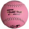 Worth Pink 12" ISA Super Gold Dot 44/400 Slowpitch Softballs (Dozen): WIS12CP -Baseball Equipment Sports Store Worth ISA WIS12CP Softballs Pink
